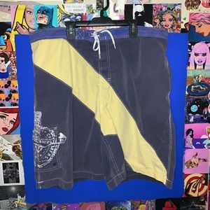 MENS VINTAGE RALPH LAUREN POLO SWIM SHORTS